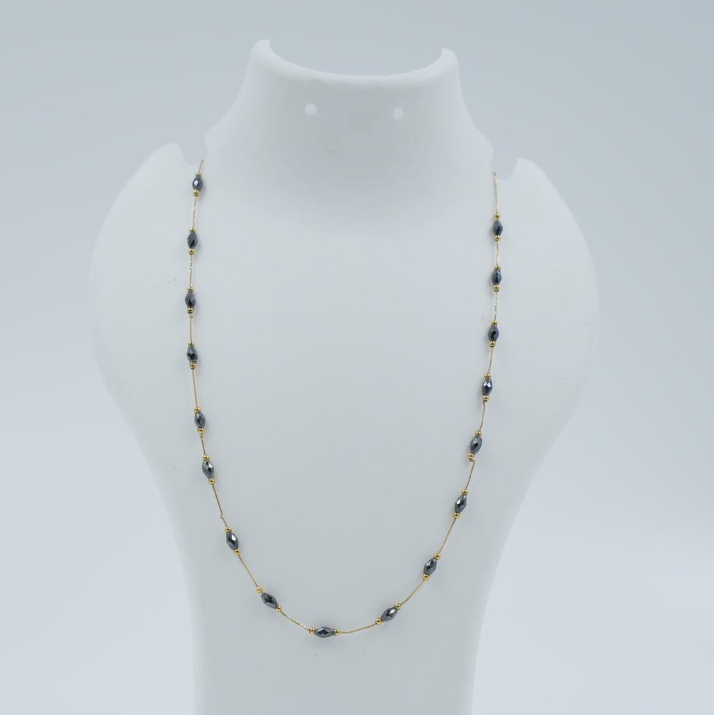 Black Rice Bead Chain