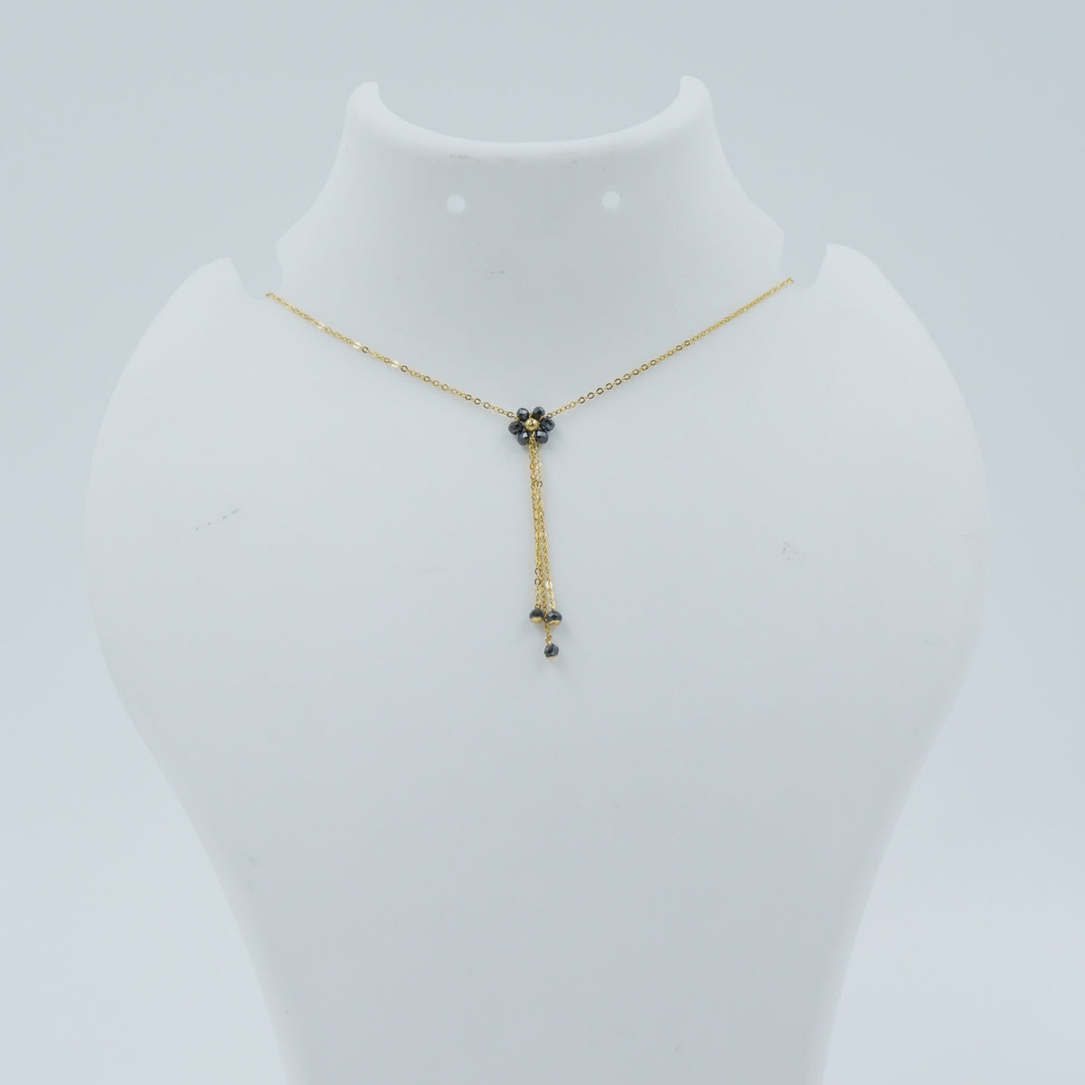 Black Flower hanging Chain