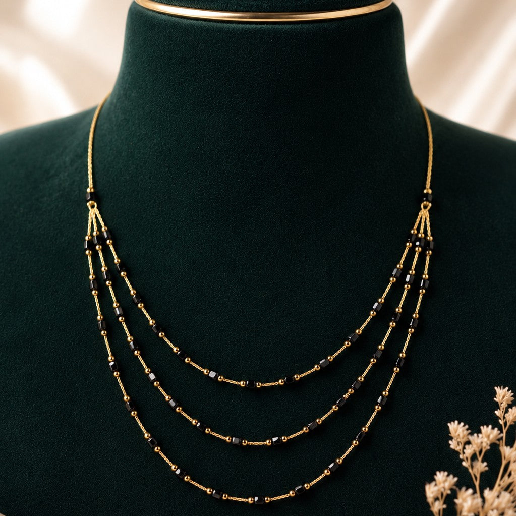 3 - Layers Black Bead